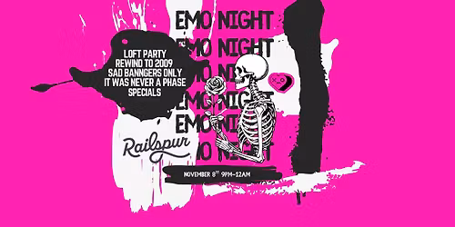 \ud83d\udda4 RAILSPUR EMO NIGHT \ud83d\udda4