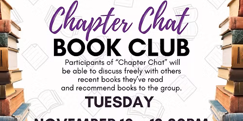 CHAPTER CHAT BOOK CLUB