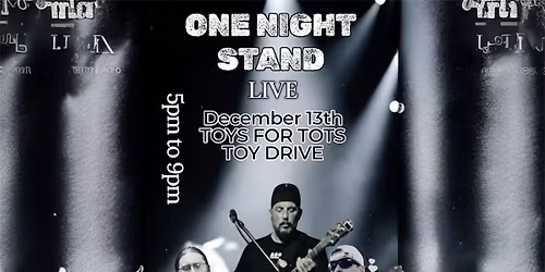Toys for Tots Rock & Roll Christmas with One Night Stand band! 