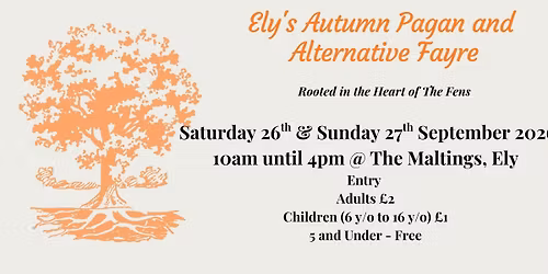 Ely' Autumn Pagan and Alternative Fayre 2026