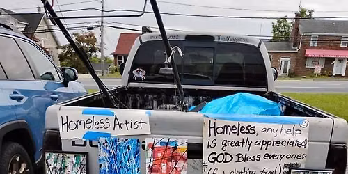 LOCAL "HOMELESS" ART SHOW in Perry Hall, MD