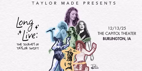 Taylor Made LIVE @ The Capitol Theater Sponsored by Titan Broadcasting