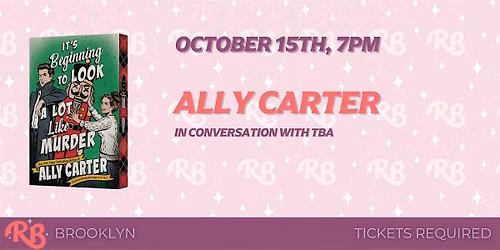 Ally Carter Brooklyn Event for It's Beginning to Look a Lot Like M**der