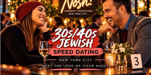 Jewish Speed Dating for Singles (30s\/40s) | 3 Spots Left (NYC)