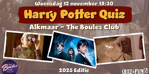 Harry Potter Quiz | Alkmaar (sold out)