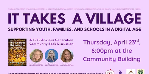 It Takes a Village: Supporting Youth, Families, and Schools in a Digital Age