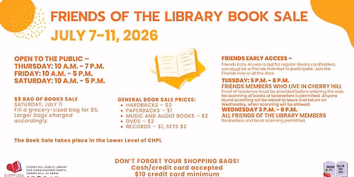 Friends Book Sale - Open to the Public