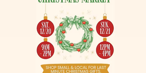 Ruskin Christmas Market (Indoor)