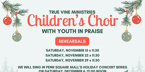 Children’s Choir Rehearsal with Youth In Praise