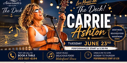 Carrie Ashton @ The Deck at Amarante's