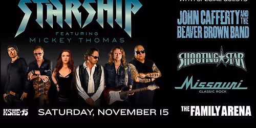 Starship with John Cafferty at Family Arena