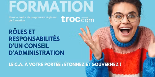 **COMPLET** Formation R\u00f4les et responsabilit\u00e9s d'un CA