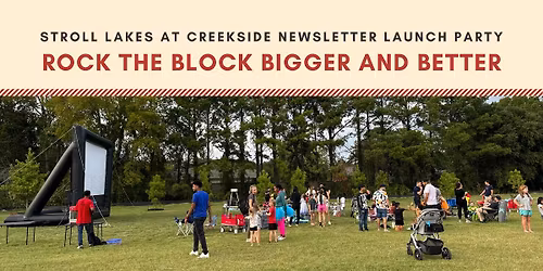 Rock the Block\/Stroll Launch Party