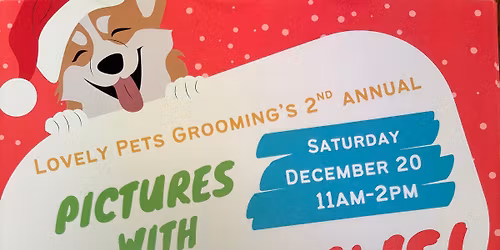 Santa Paws: FREE Pet Photos at Lovely Pets Grooming