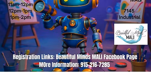 Registration for the Art Exhibition "Sparky's World - A STEAM Art Experience"