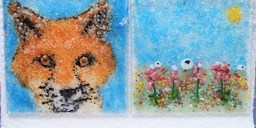 Fused Glass Relief Plaques  Class (deposit)