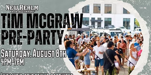 Tim McGraw Pre-Party