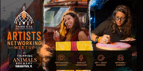 Artist Networking Event At Tripping Animals Brewery