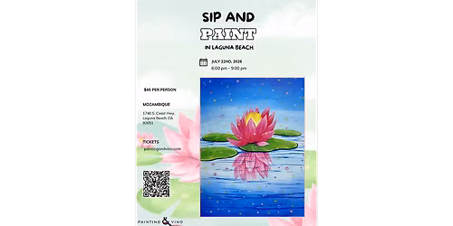 Lotus Pond - Paint and Sip in Orange County | Classpop!\u2122
