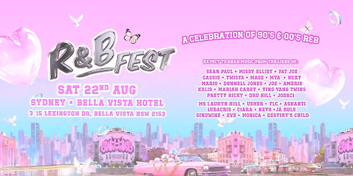 R&B Fest Is Coming To Sydney!
