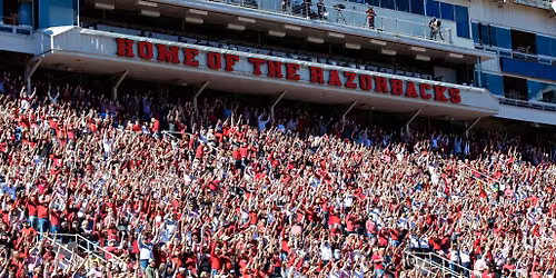 LSU Tigers at Arkansas Razorbacks Football at Razorback Stadium