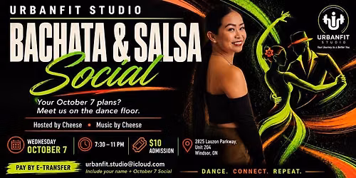 Urbanfit Bachata & Salsa Social with Cheese