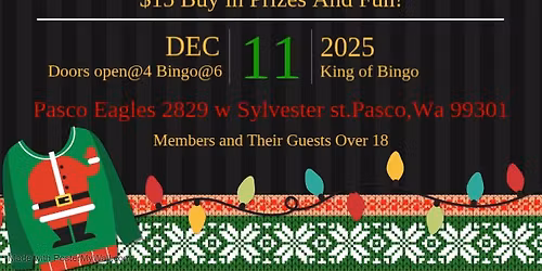 Ugly Sweater Bingo Party