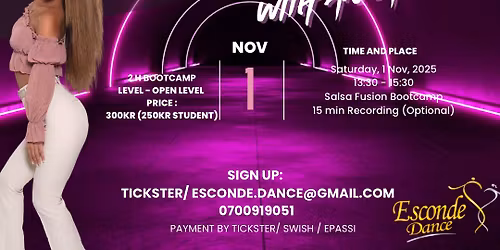 Salsa Ladystyling Workshop with Anna Wang 1\/11\ud83d\udc8e\ud83c\udf38