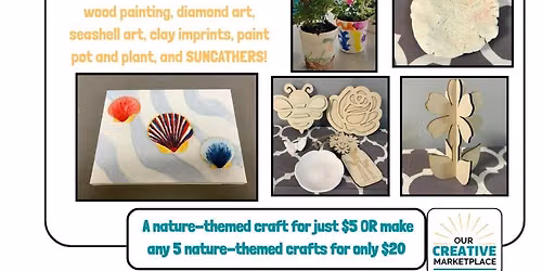 Nature Crafting at Our Creative Marketplace WAPAKONETA