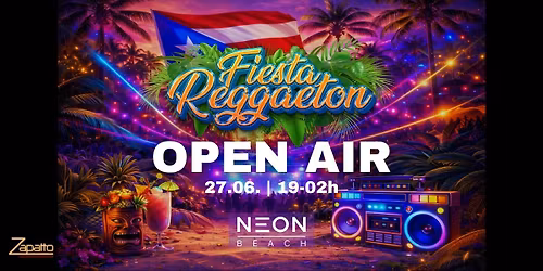 Fiesta Reggaeton - Latino Beach Open Air