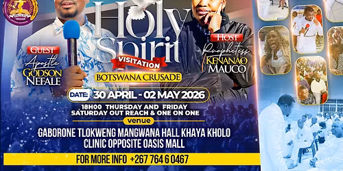 HOLY SPIRIT VISITATION Botswana Crusade with Apostle Godson Nefale 
