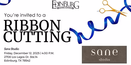 Ribbon Cutting In Celebration of Sane Studio