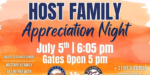 Host Family Appreciation Night & Salute to Service Sunday vs. Packers