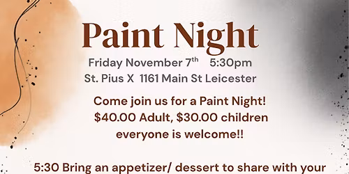 Paint Night!!