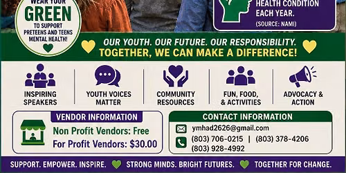 SC PreTeen & Teen Youth Mental Health Awareness Day At the Capital