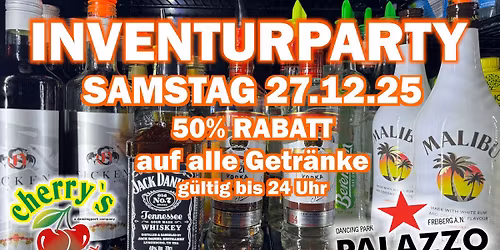 INVENTUR- PARTY 2025 - alles mu\u00df raus...