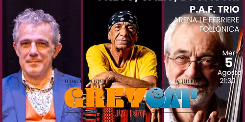 GCJF26: PAF TRIO Fresu - Salis - Di Castri \u201cReunion\u201d