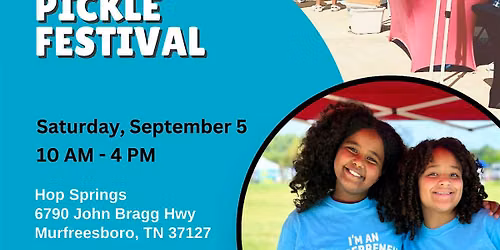 Kids Markets at Pickle Festival