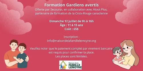 Formation gardiens avertis