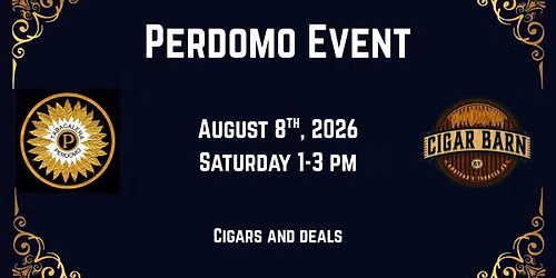 Event with Perdomo Cigars