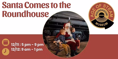 Santa Comes to the Roundhouse