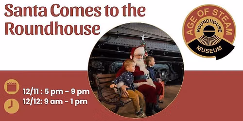 Santa Comes to the Roundhouse