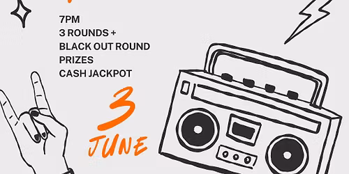 Hair Bands and Air Bands Music Bingo 