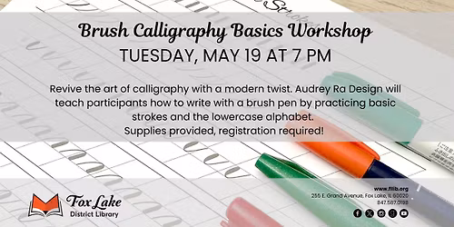 Basic Calligraphy Basics Workshop