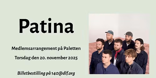 Medlemsarrangement: Patina