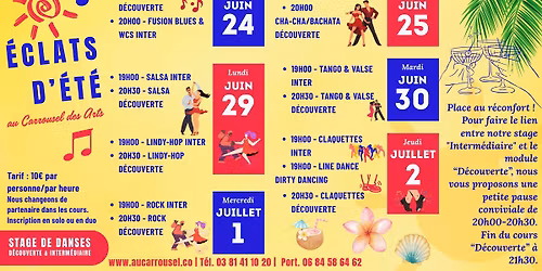 \u00c9clats d'\u00c9t\u00e9 au Carrousel des Arts