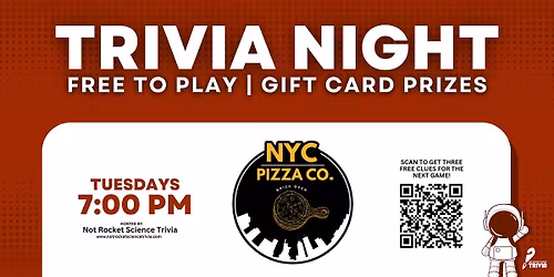 Trivia Night at NYC Pizza Company Duluth
