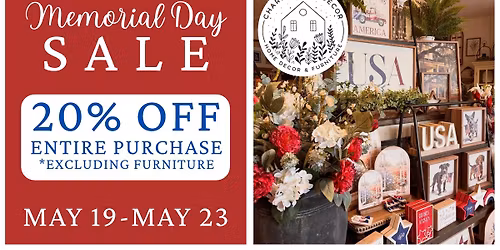 Memorial Day Sale!