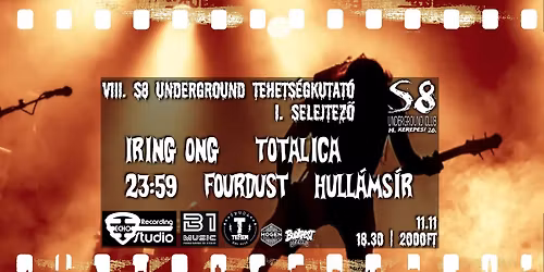 VIII. S8 Underground Tehets\u00e9gkutat\u00f3 - I. Selejtez\u0151