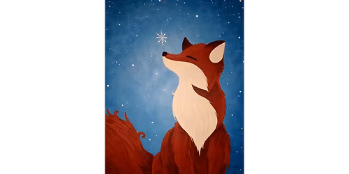 Foxy Winter Delight - Paint and Sip in Orange County | Classpop!\u2122